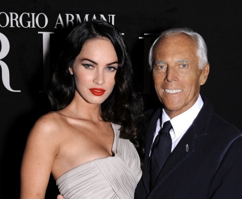 Megan fox and armani